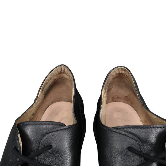 Dromedaris Shoes Womens 42 Oxford Hornbill Leather Wingtip Black Comfort Classic - Picture 4 of 14